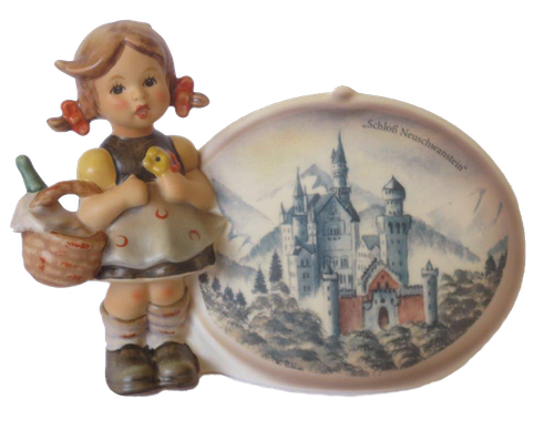 Little Visitor, Neuschwanstein Castle Plaque